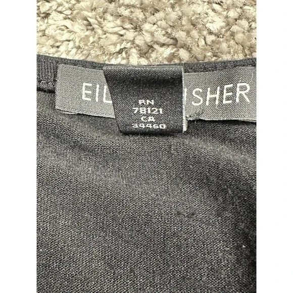 Eileen Fisher Dress Womens Large V Neck Sleeveless Minimalist‎ Viscose Spandex - Picture 4 of 8